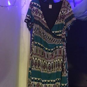Patterened Dress (Size L, XL, XXL)